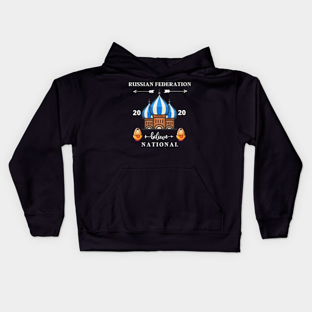 RUSSIA 2020 Kids Hoodie by Grishman4u